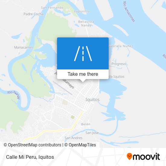 Mapa de Calle Mi Peru