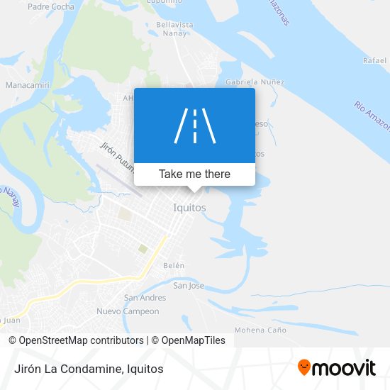 Jirón La Condamine map