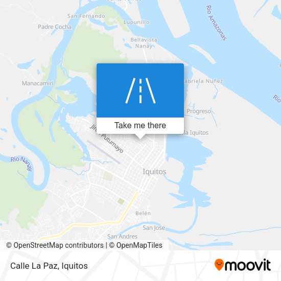 Mapa de Calle La Paz
