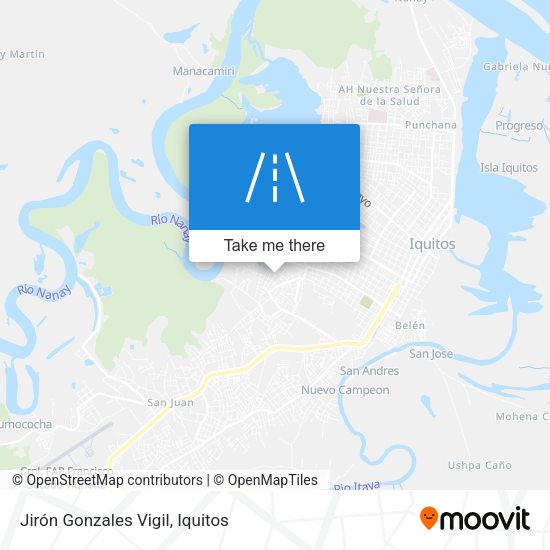 Jirón Gonzales Vigil map