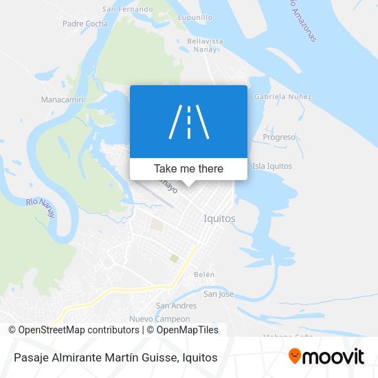 Pasaje Almirante Martín Guisse map