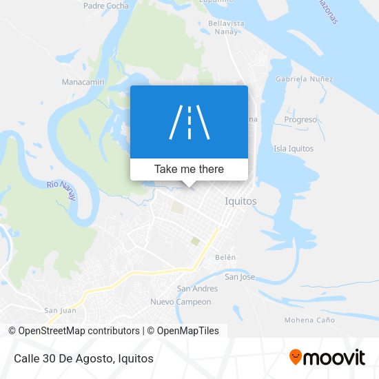 Mapa de Calle 30 De Agosto
