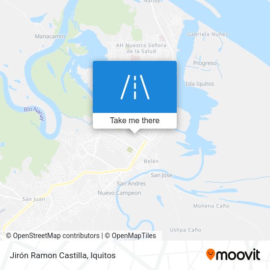 Jirón Ramon Castilla map