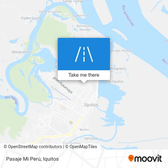 Pasaje Mi Perú map