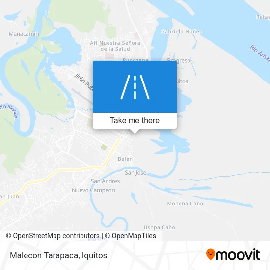 Malecon Tarapaca map