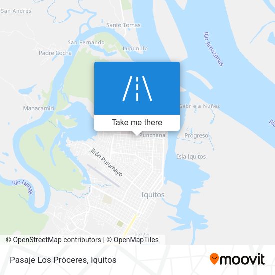 Pasaje Los Próceres map