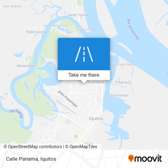 Mapa de Calle Panama