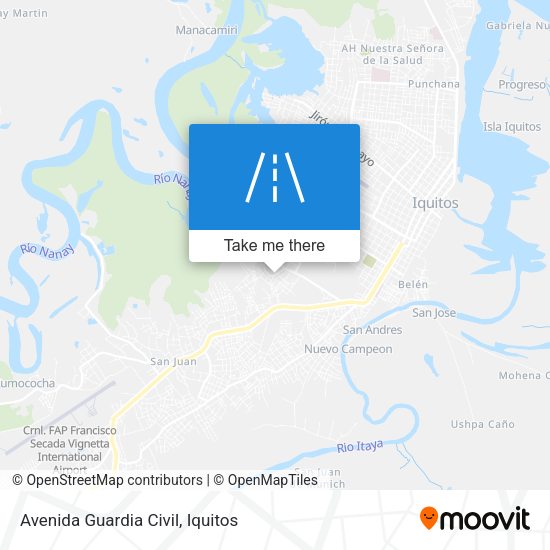 Avenida Guardia Civil map