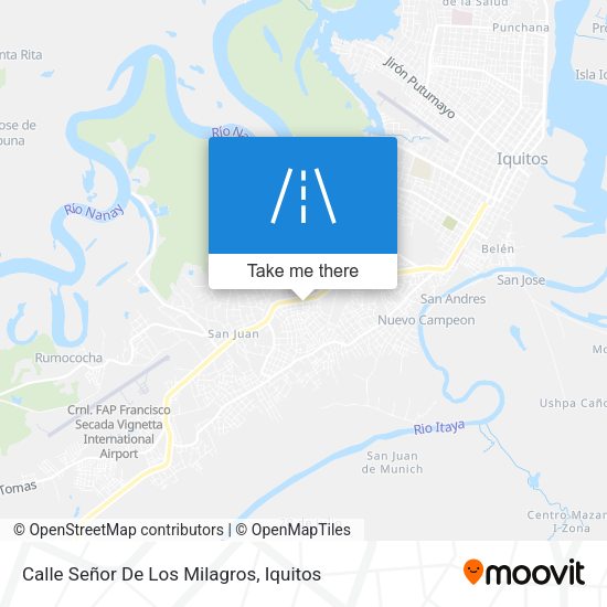 Mapa de Calle Señor De Los Milagros