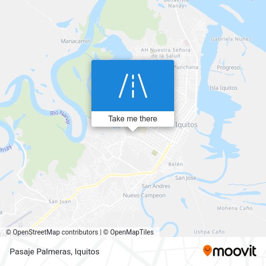 Mapa de Pasaje Palmeras