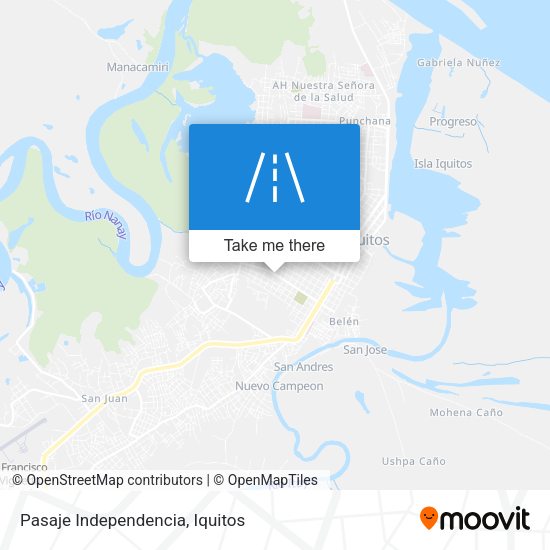 Pasaje Independencia map