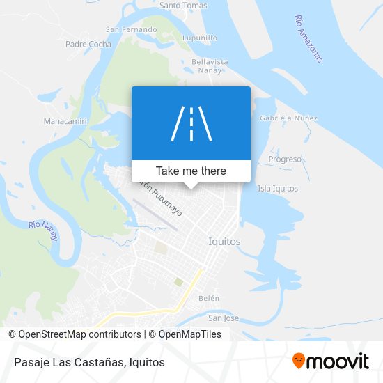Mapa de Pasaje Las Castañas