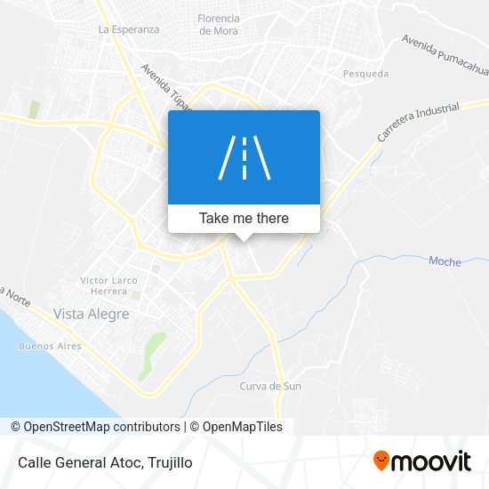 Mapa de Calle General Atoc