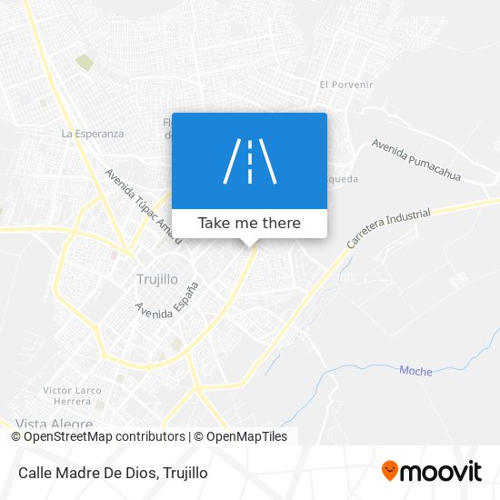 Calle Madre De Dios map