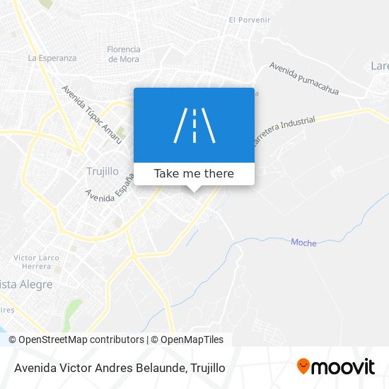 Avenida Victor Andres Belaunde map