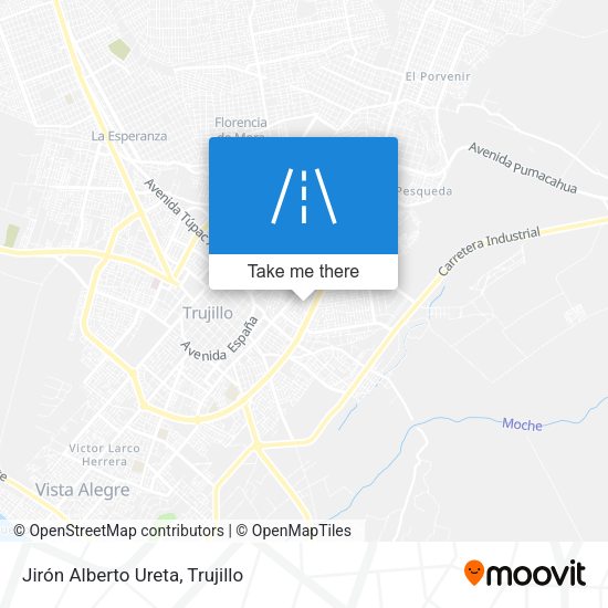 Jirón Alberto Ureta map