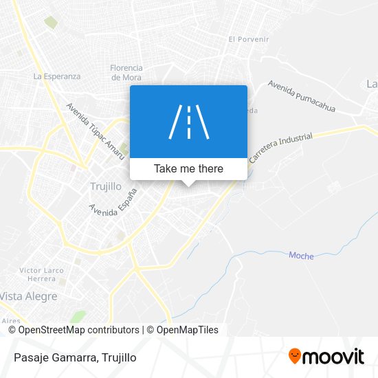 Mapa de Pasaje Gamarra