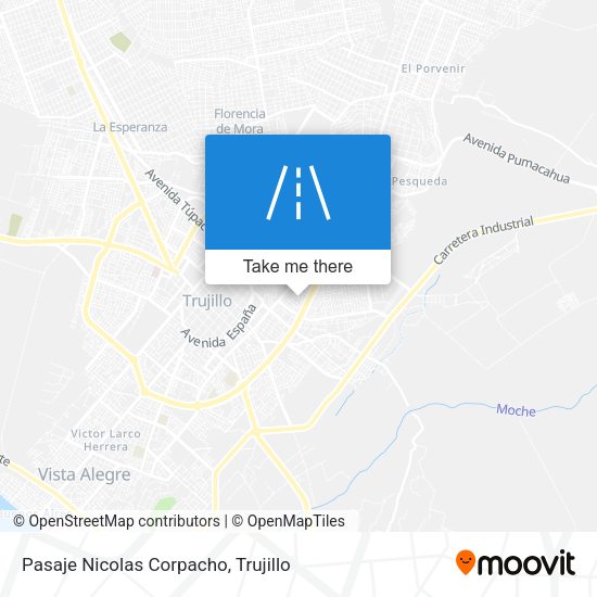 Mapa de Pasaje Nicolas Corpacho