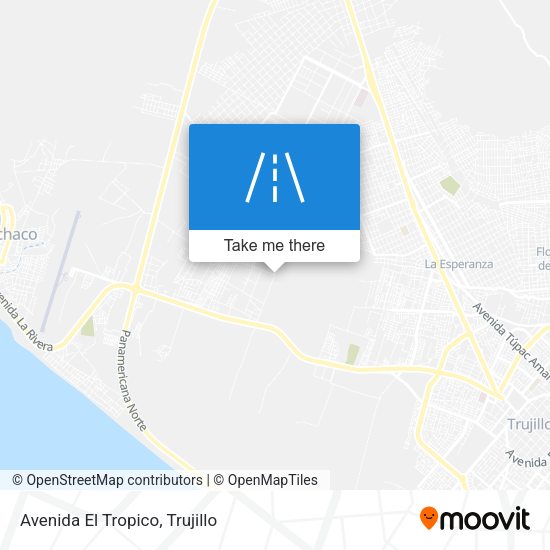 Avenida El Tropico map