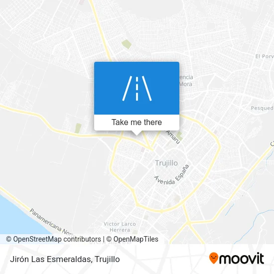 Jirón Las Esmeraldas map