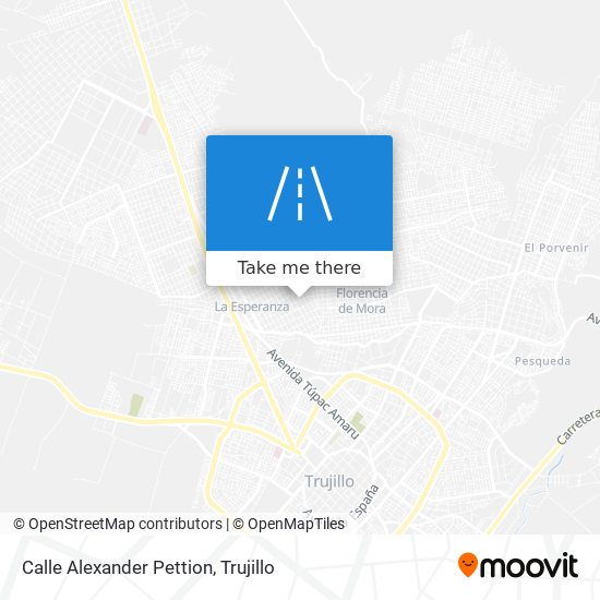 Calle Alexander Pettion map