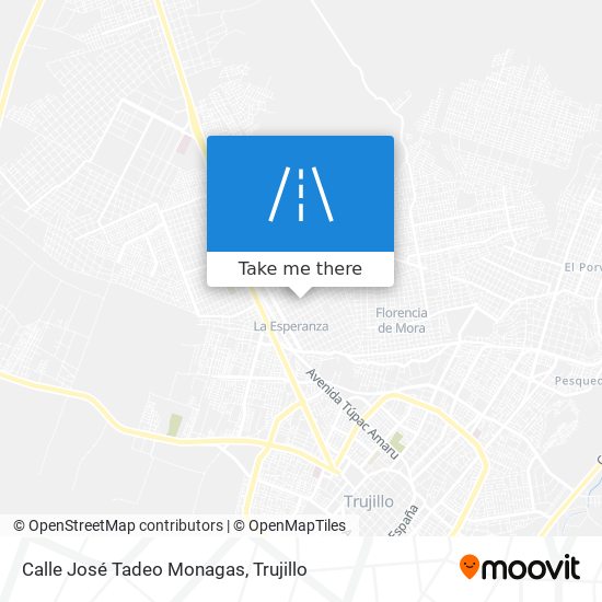 Calle José Tadeo Monagas map