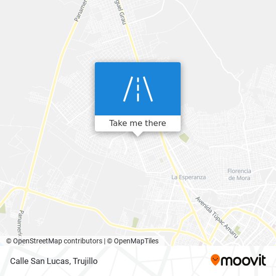 Calle San Lucas map