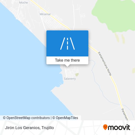 Jirón Los Geranios map