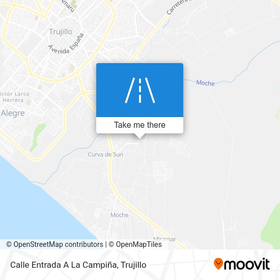 Calle Entrada A La Campiña map