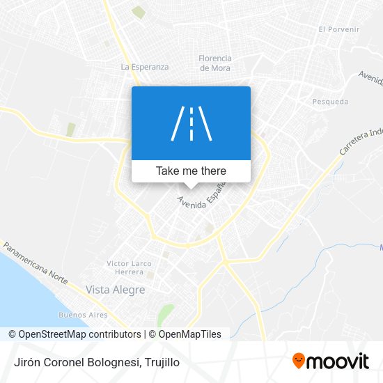 Jirón Coronel Bolognesi map