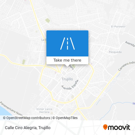 Calle Ciro Alegría map