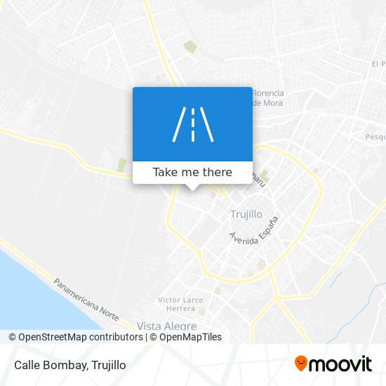 Calle Bombay map