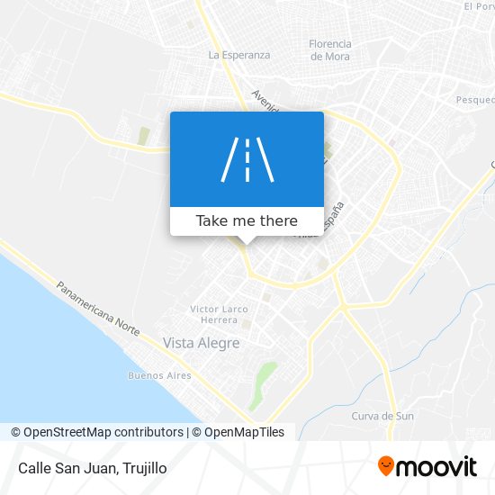 Calle San Juan map