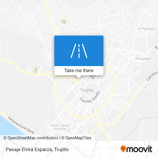 Mapa de Pasaje Elvira Esparza