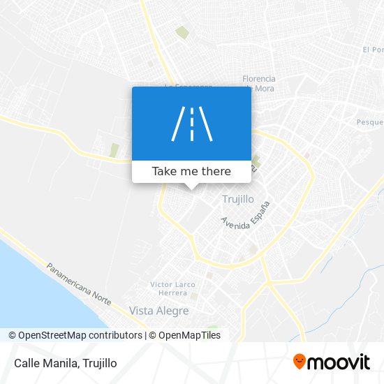 Calle Manila map