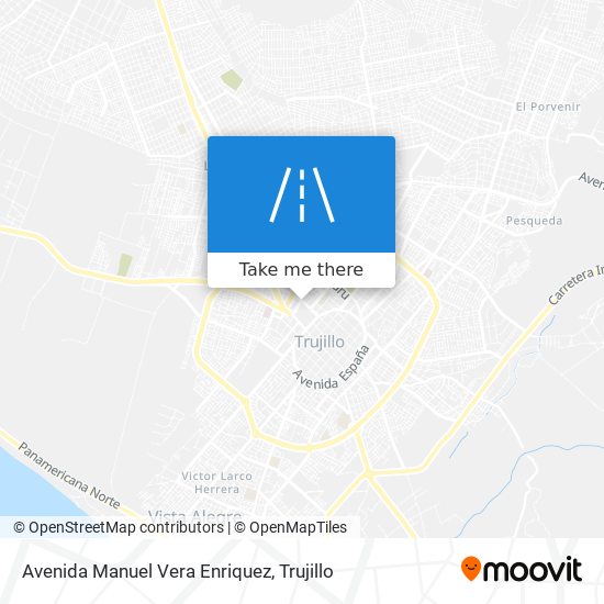 Avenida Manuel Vera Enriquez map