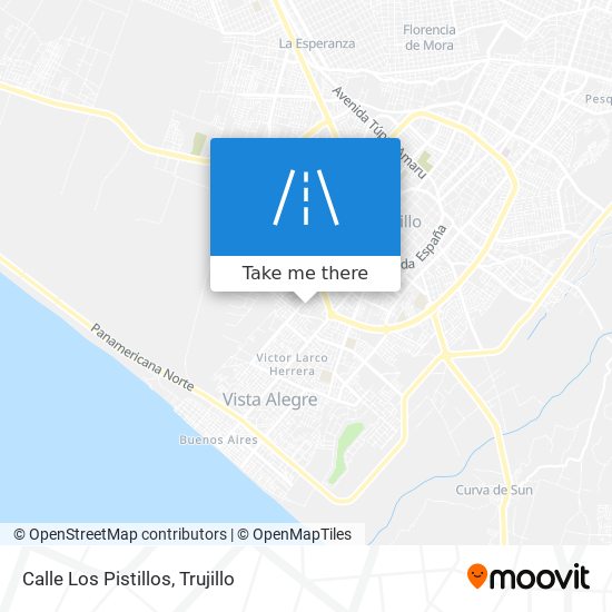 Calle Los Pistillos map