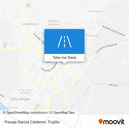Mapa de Pasaje Garcia Calderon