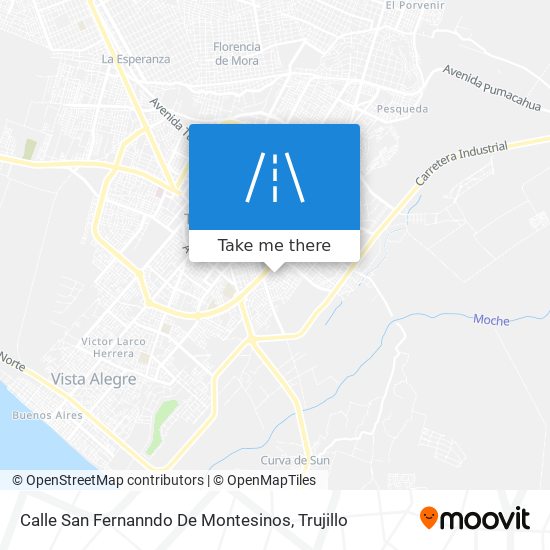 Calle San Fernanndo De Montesinos map