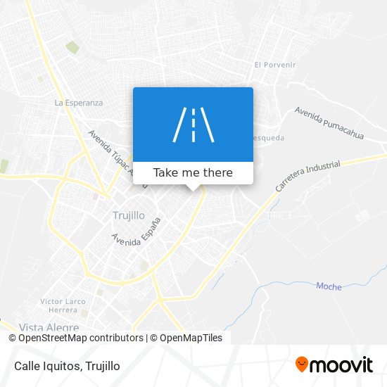 Calle Iquitos map