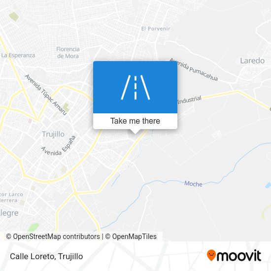 Mapa de Calle Loreto
