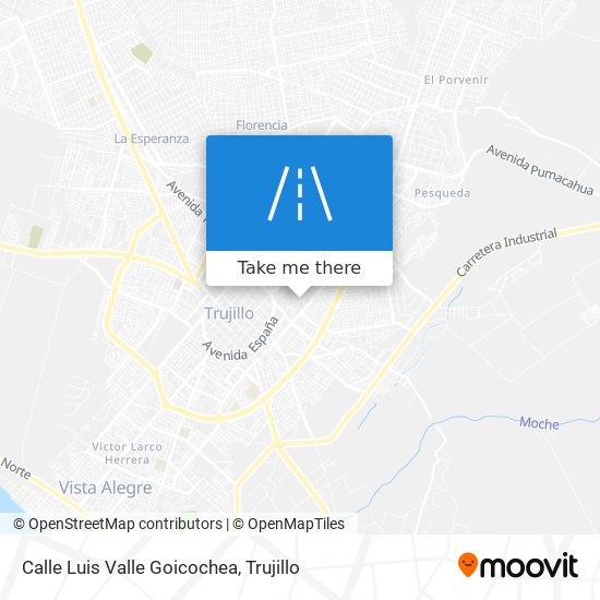 Calle Luis Valle Goicochea map