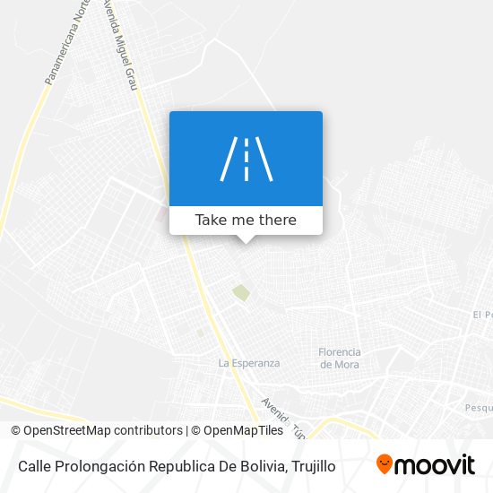 Calle Prolongación Republica De Bolivia map
