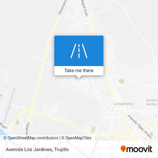 Mapa de Avenida Los Jardines