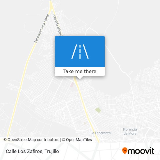 Calle Los Zafiros map
