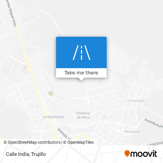 Calle India map