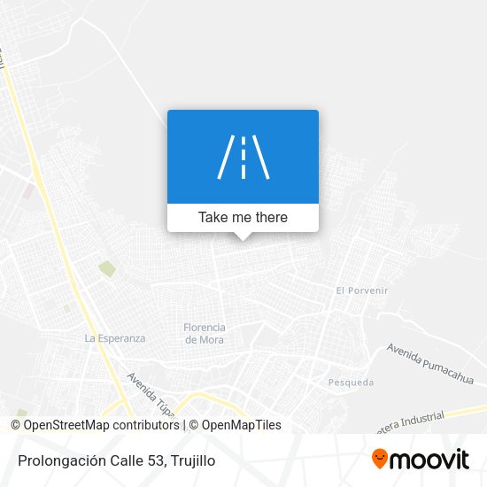 Mapa de Prolongación Calle 53