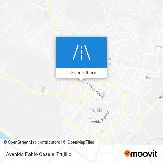 Avenida Pablo Casals map