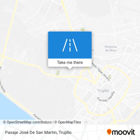 Mapa de Pasaje José De San Martin