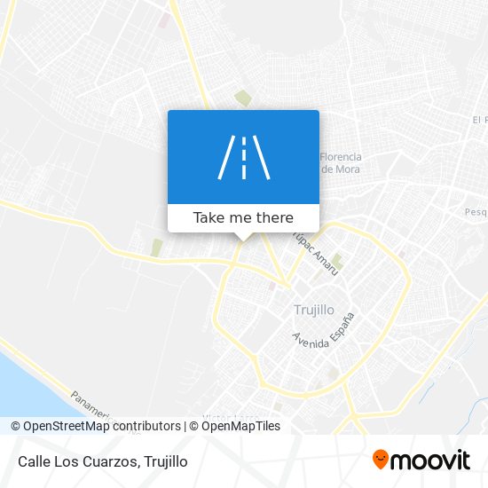 Calle Los Cuarzos map